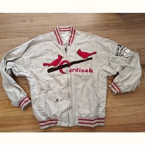 Men's Cooperstown Collection By Mirage Cardinals Baseball Jacket - Size L